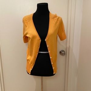 Silk Cashmere Short Sleeve Cardigan